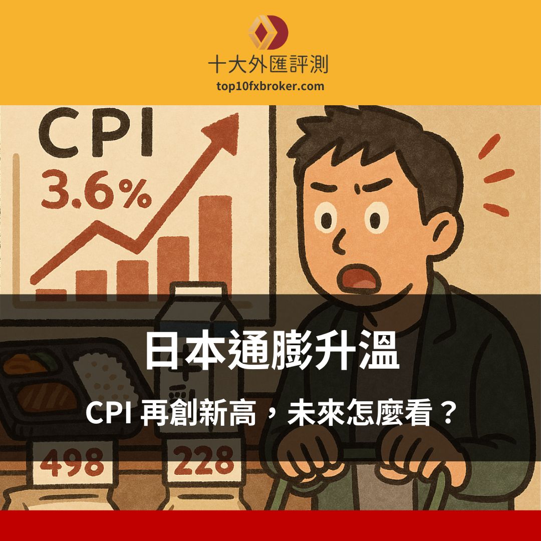日本通膨升溫，CPI 再創新高