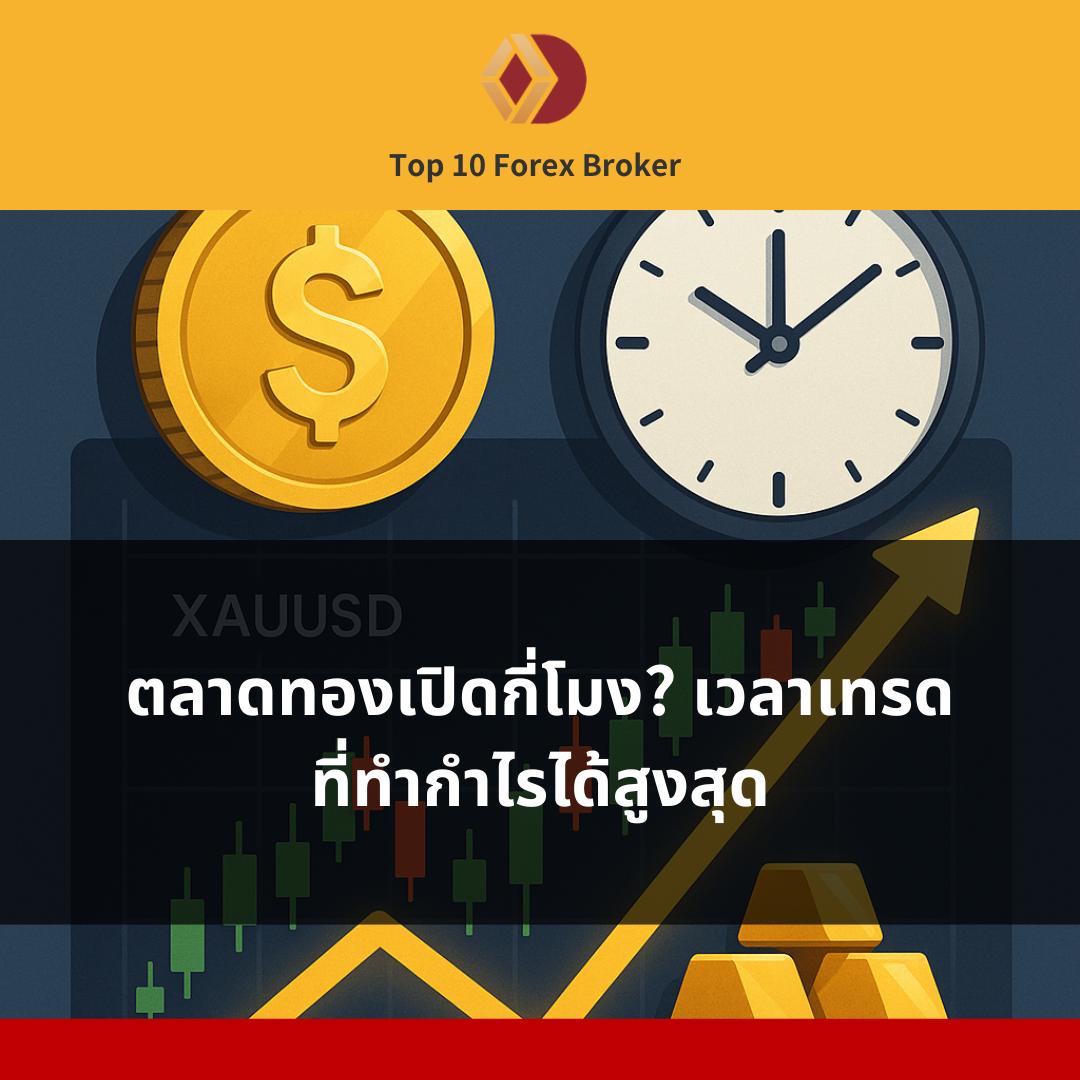 ภาพแนะนำบทความ ตลาดทองเปิดกี่โมง