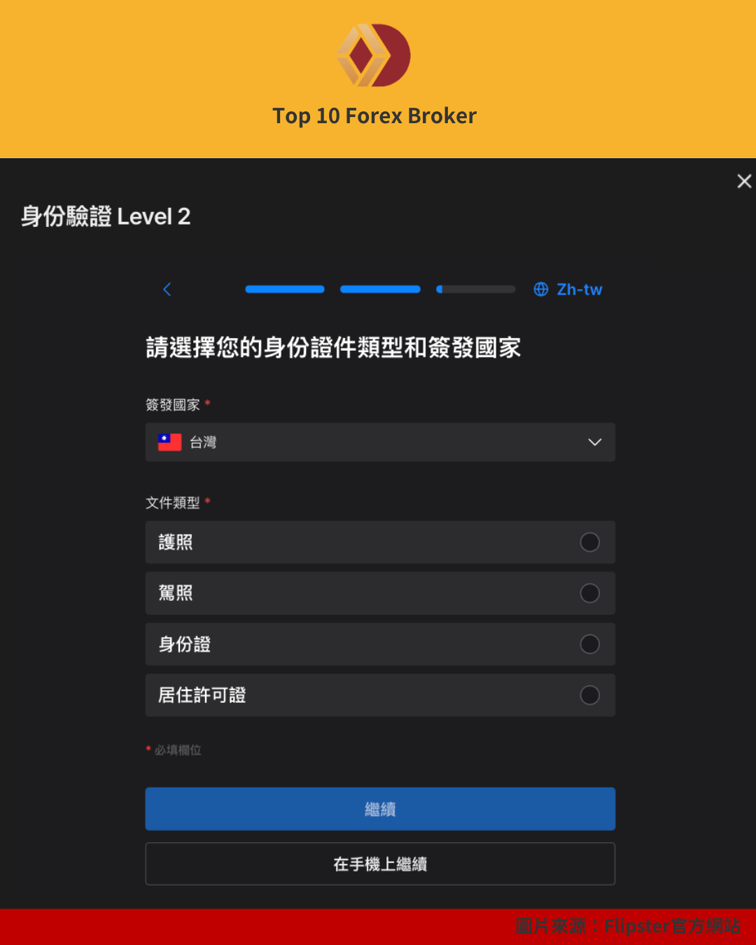 Flipster 註冊流程（3）