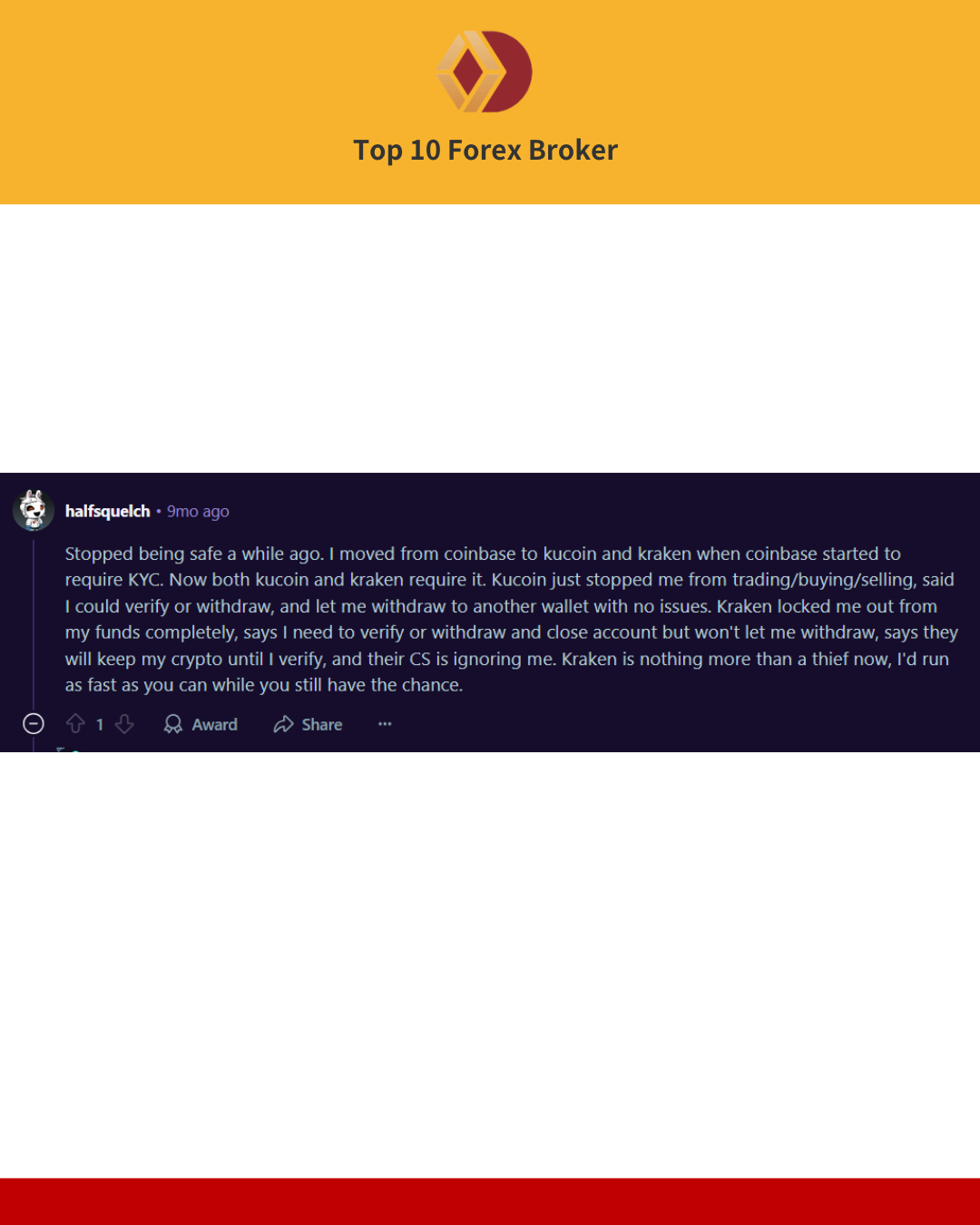 Reddit的Kraken相關討論2