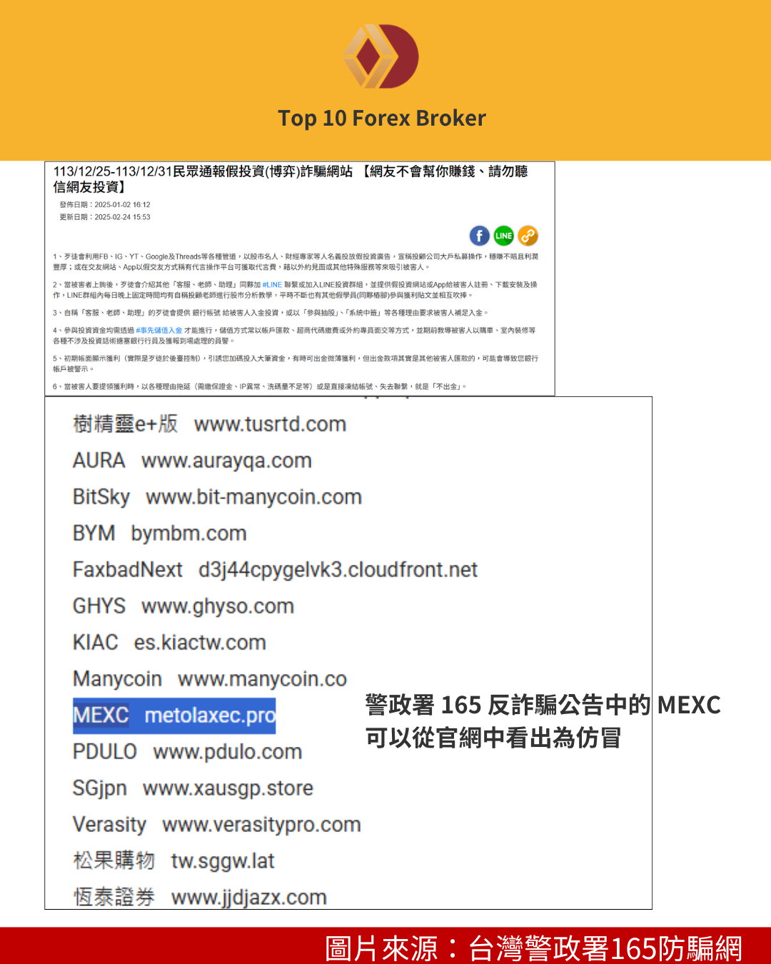 MEXC詐騙手法之一是假官網