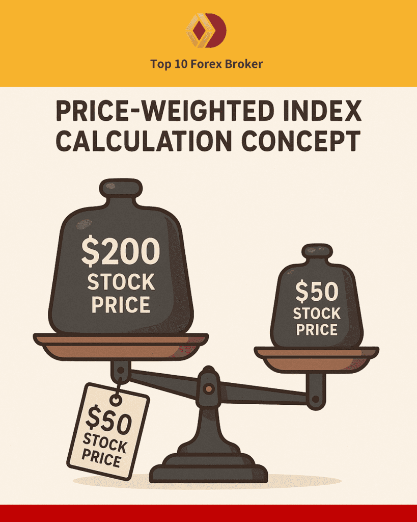 ภาพนี้ต้องเป็น แผนภาพแนวคิด เพื่ออธิบายความแตกต่างของวิธีการคำนวณแบบ "ถ่วงน้ำหนักด้วยราคา"