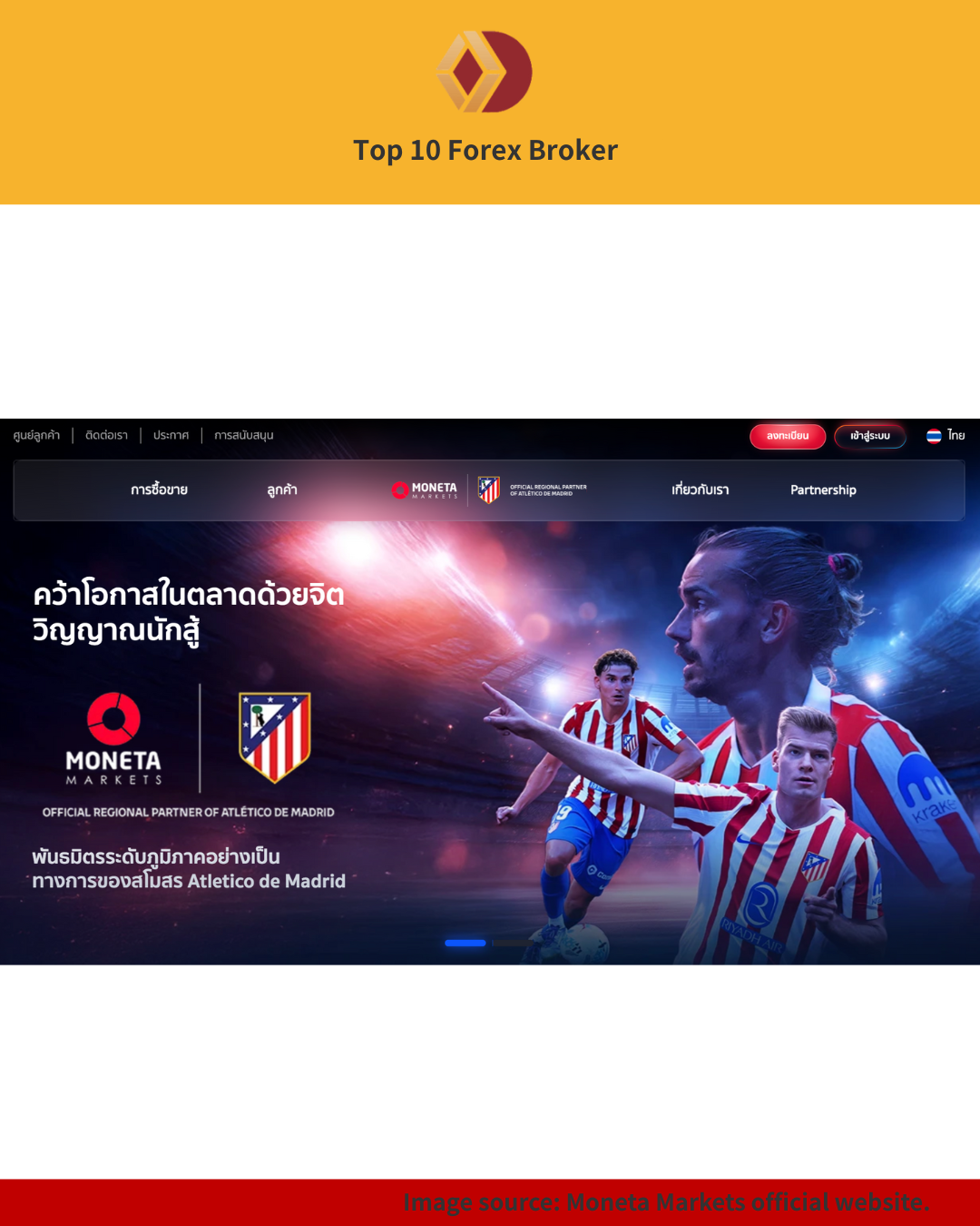 Moneta Markets partnership banner